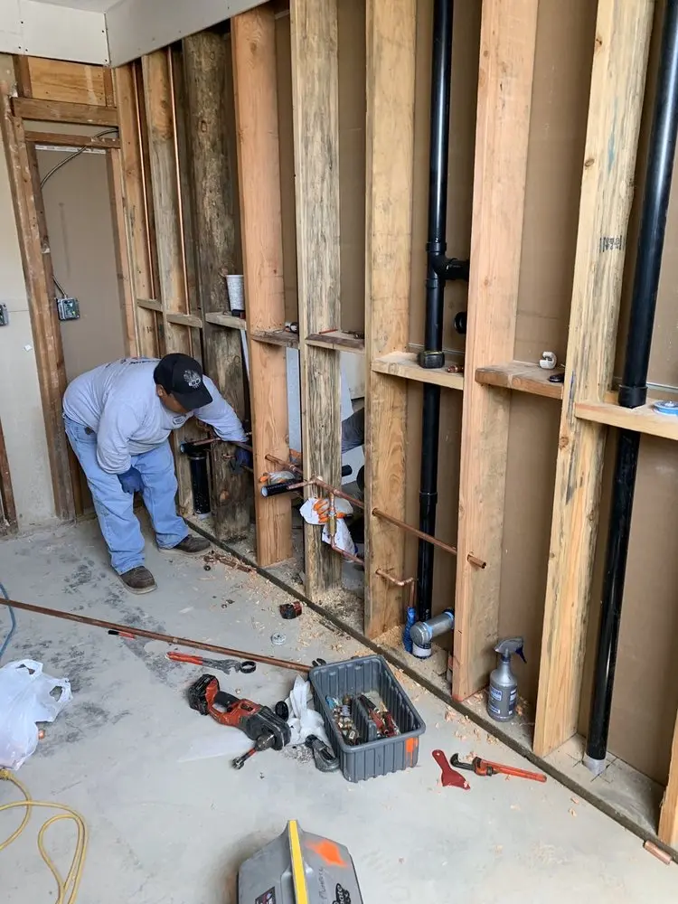 Commercial rough-in plumbing for Water Heater Replacement in Minnetonka